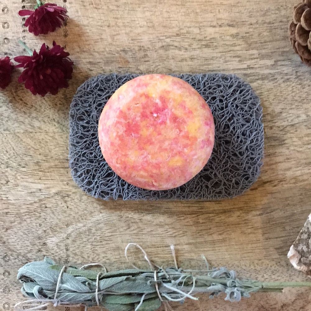 HIBISCUS&JASMINE Shampoo Bar/ Mountain Mom soap Co - Picture 5 of 6